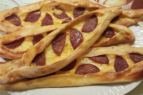 Pide with Egg and Sucuk
