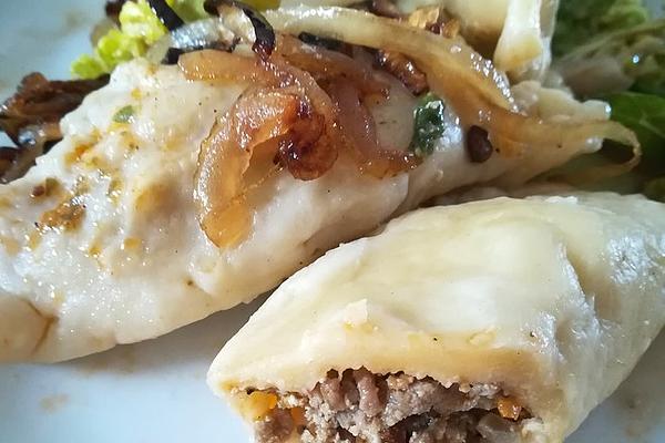 The perfect pierogi recipe with a picture and simple step-by-step instructi...