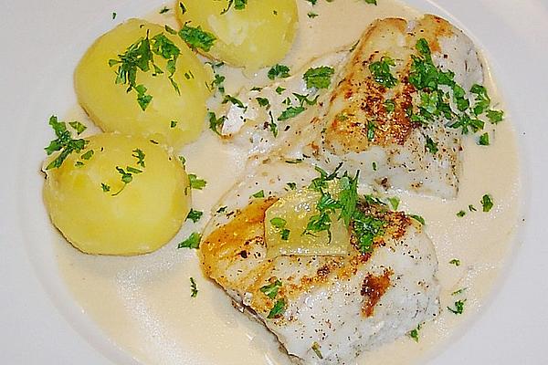 Pikeperch Fillet with Lime Sauce