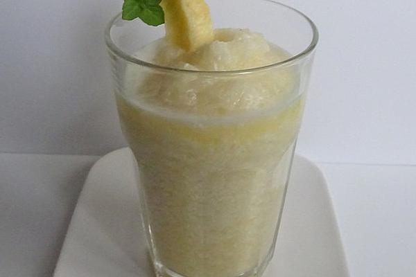 Pineapple and Coconut Drink for Evening Barbecue
