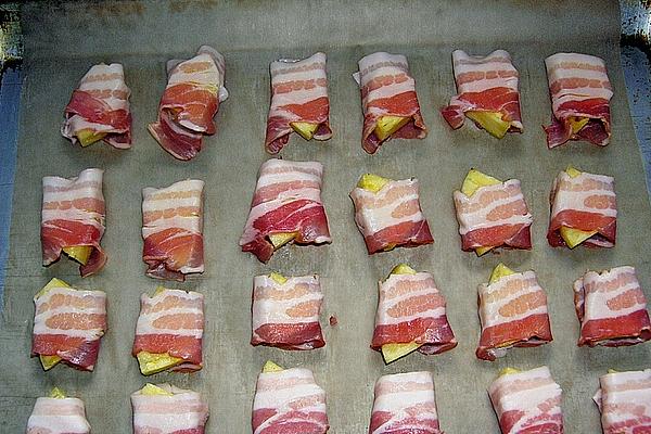 Pineapple Wrapped in Bacon