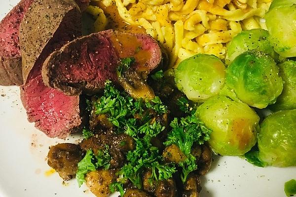 Pink Venison Fillet Using Low Temperature Method