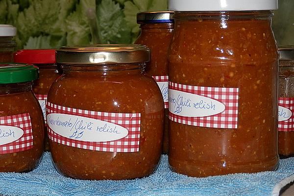Pitty`s Chilli-hot Relish Made from Green Tomatoes