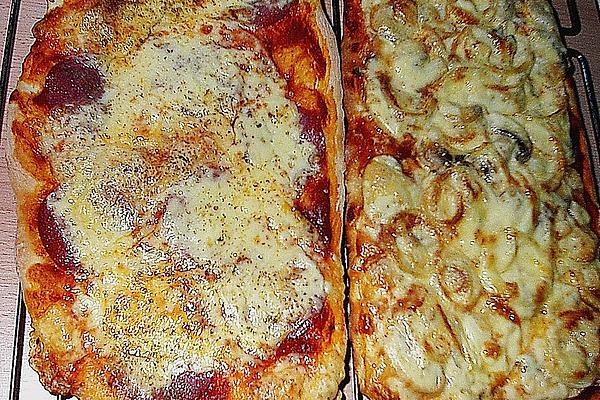 Pizza Dough, Without Pre-dough