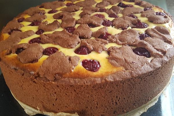 Plucked Cake with Cherries