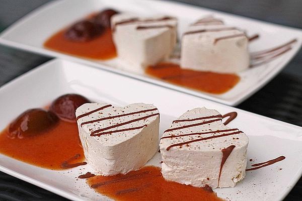 Plum and Cinnamon Mousse with Mascarpone