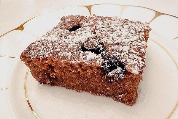 Plum and Cinnamon Slices