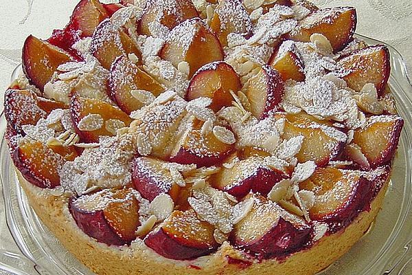 Plum Cake with Cottage Cheese