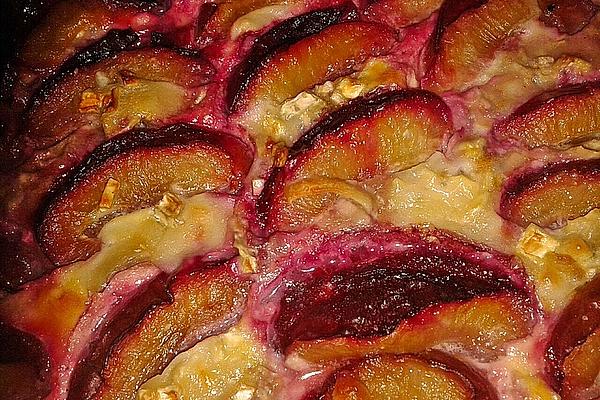 Plum Gratin with Goat Cheese