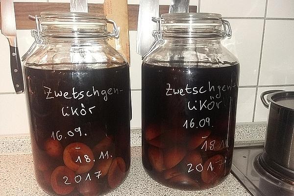 Plum Liqueur According To Dscho