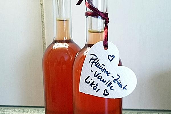 Plum Liqueur with Vanilla and Cinnamon