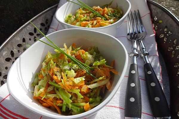 Pointed Cabbage Salad with Carrots