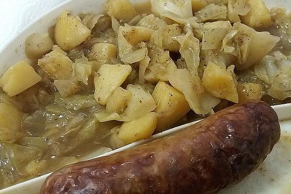 Pointed Cabbage Stew with Pee