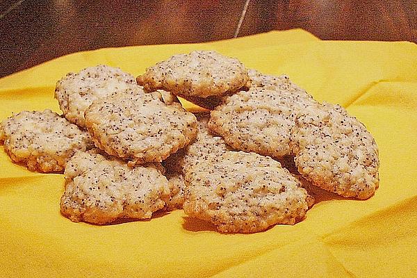 Poppy Seed Cookies with White Chocolate