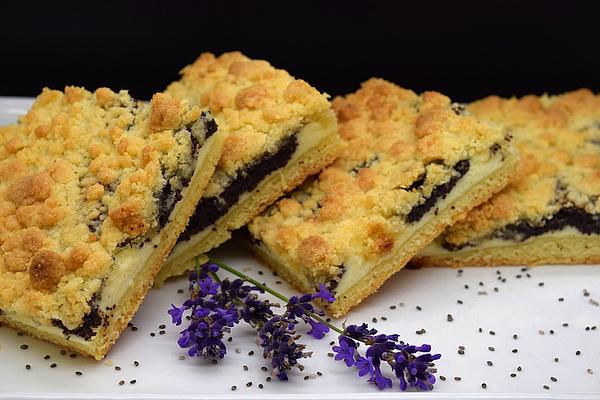 Poppy Seed Curd Cake with Sprinkles