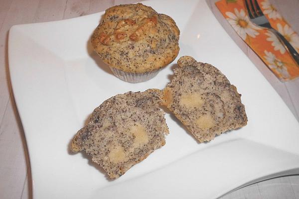 Poppy Seed Marzipan Muffins