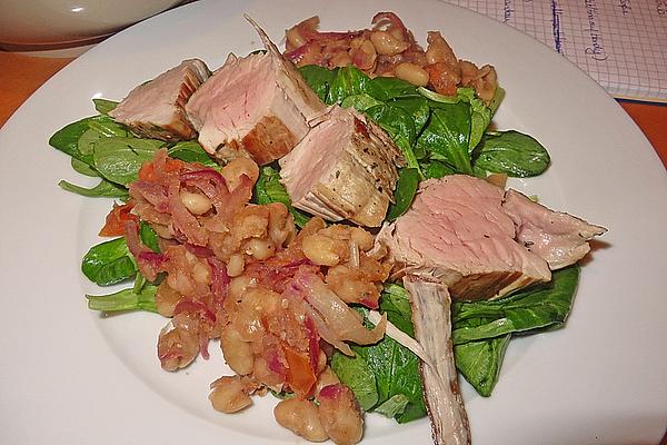 Pork Fillet with Bean Salad