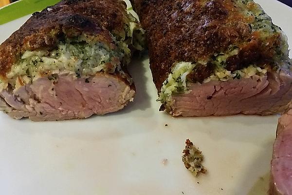 Pork Fillet with Cheese and Herb Crust
