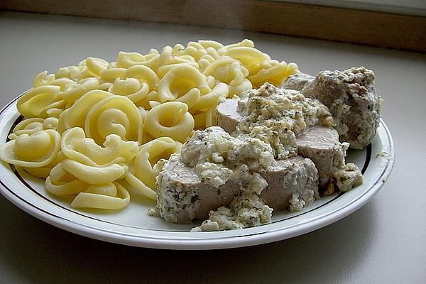 Pork Fillet with Herbal Cream Cheese