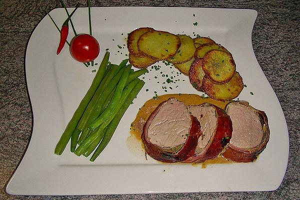 Pork Fillet Wrapped in Sage and Bacon