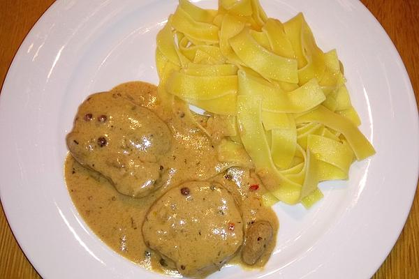 Pork Loin in Cognac Cream Sauce