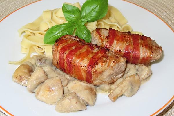 Pork Medallions in Mushroom Cream Sauce