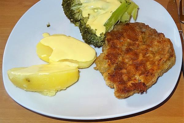 Pork Neck Steak with Broccoli and Potatoes À La Didi