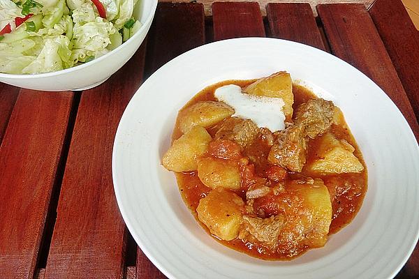 Pork Ragout with Potatoes and Tomatoes À La Dorry