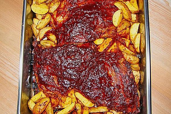Pork Ribs with Barbecue Sauce