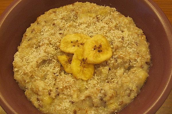 Porridge with Banana and Maple Syrup