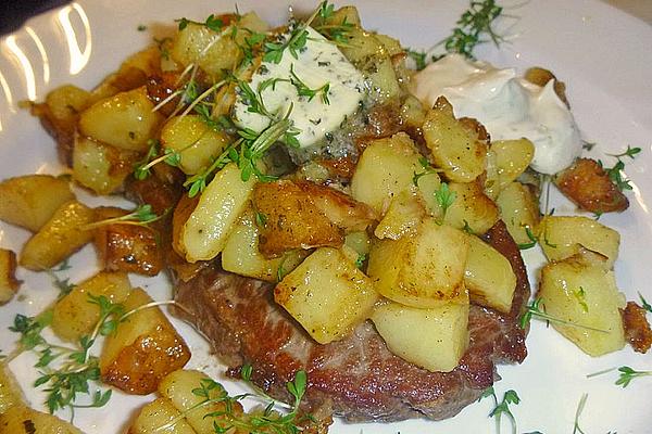 Porterhouse Steak with Country Potatoes