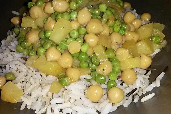 Potato and Chickpea Curry with Thai Rice