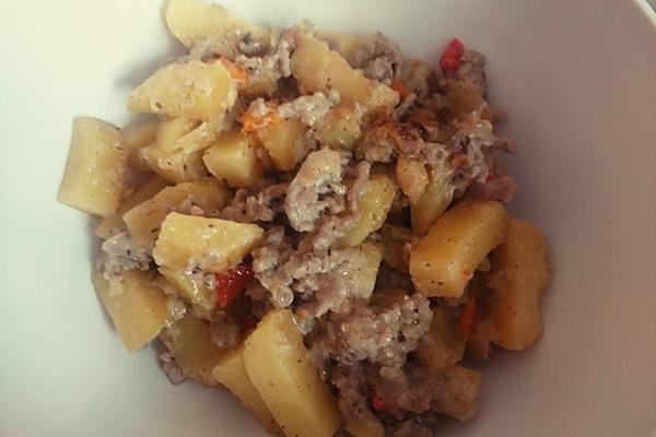 Potato and Minced Meat Pan