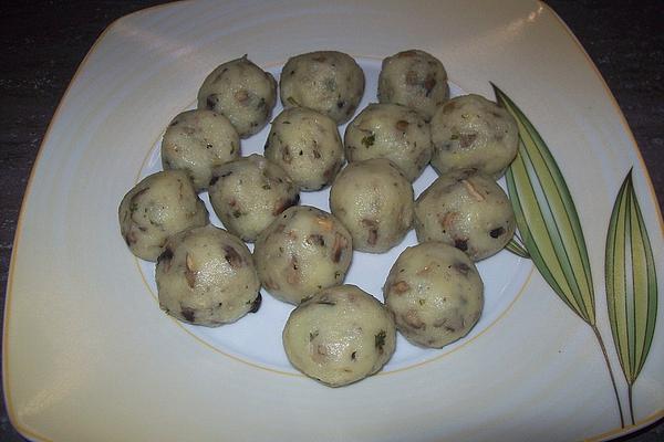 Potato and Mushroom Dumplings