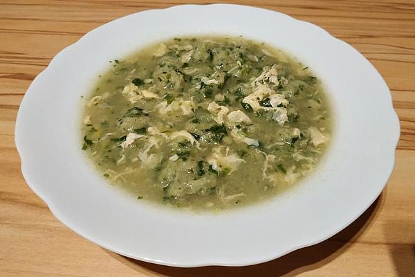 Potato and Spinach Dumpling Soup