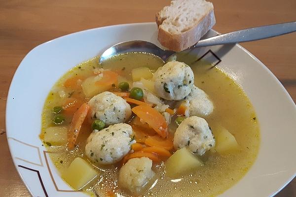 Potato and Vegetable Stew with Cheese Dumplings