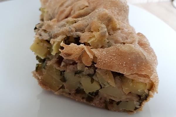 Potato and Wild Garlic Strudel