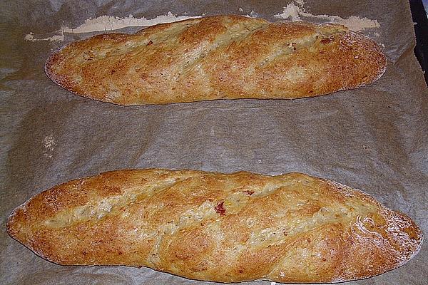 Potato Baguette with Sun-dried Tomatoes