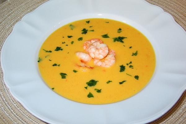 Potato – Carrot Soup with Crabs