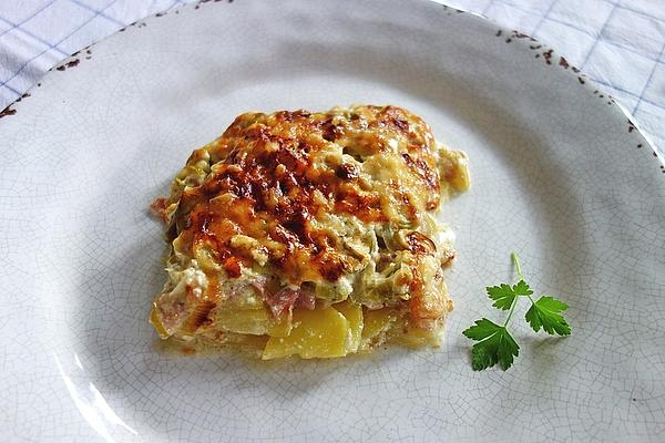 Potato Casserole with Ham