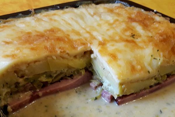 Potato Casserole with Ham