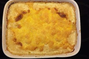 Potato Gratin with Hollandaise Sauce