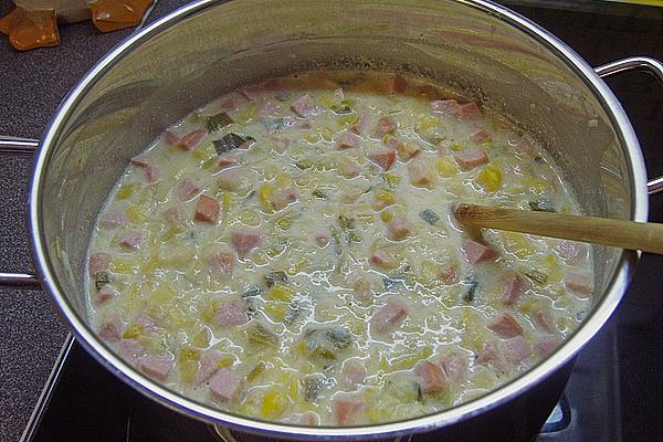 Potato – Leek – Sausage Soup