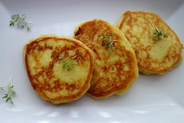 Potato Pancakes Made from Mashed Potatoes