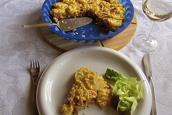 Potato Quiche with Sauerkraut