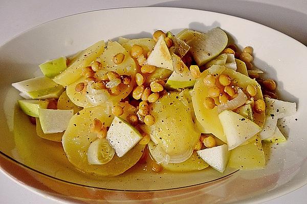 Potato Salad with Apples and Lentils