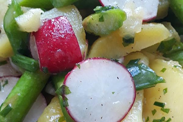 Potato Salad with Asparagus and Radishes