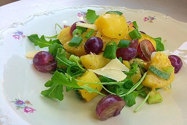 Potato Salad with Grapes and Arugula