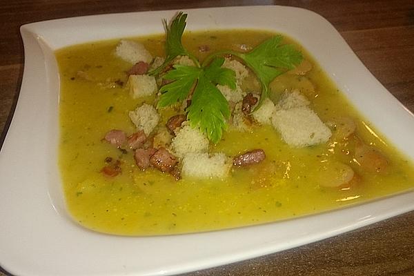 Potato Soup with Bacon and Marjoram