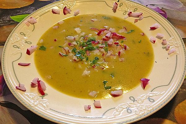 Potato Soup with Fine Touch Of Basil